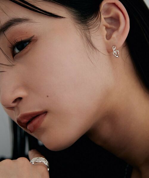 COCOSHNIK ONKITSCH / ココシュニックオンキッチュ ピアス・イヤリング | シルバー PCチェーンモチーフピアス | 詳細8