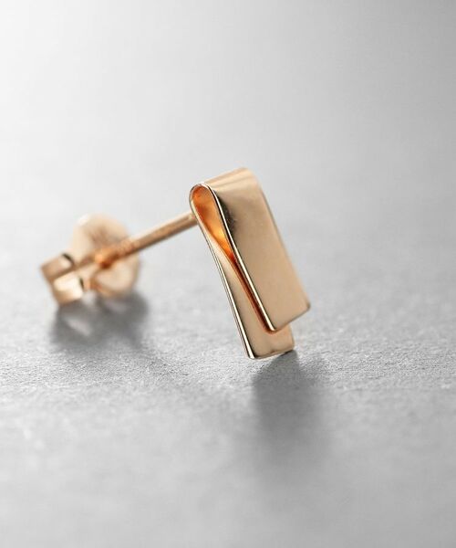 COCOSHNIK ONKITSCH / ココシュニックオンキッチュ ピアス・イヤリング | K10フラップリボンピアス | 詳細2