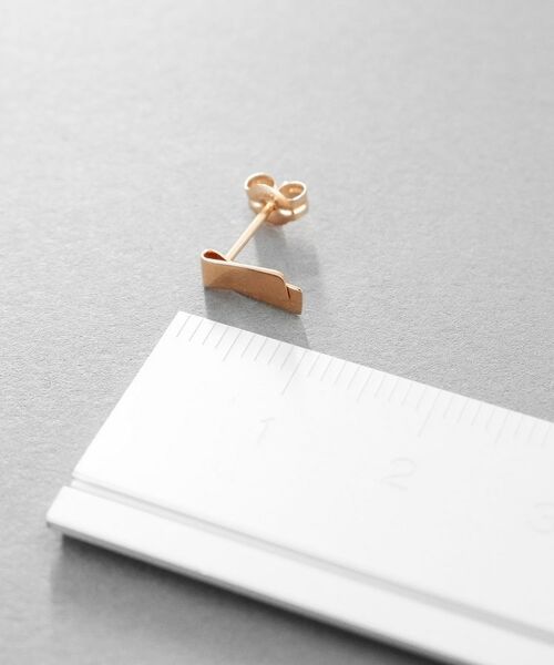 COCOSHNIK ONKITSCH / ココシュニックオンキッチュ ピアス・イヤリング | K10フラップリボンピアス | 詳細5