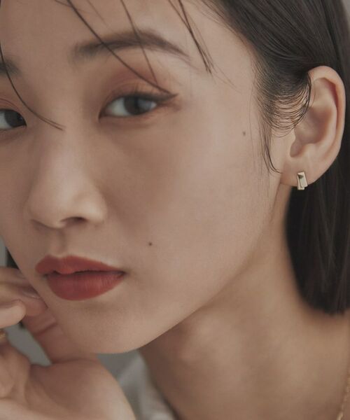 COCOSHNIK ONKITSCH / ココシュニックオンキッチュ ピアス・イヤリング | K10フラップリボンピアス | 詳細9