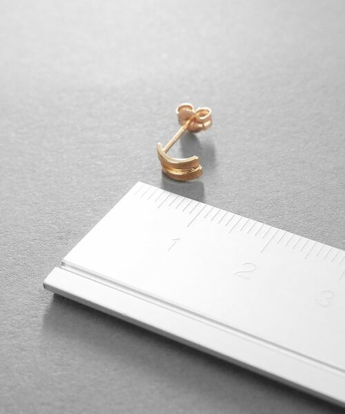 COCOSHNIK ONKITSCH / ココシュニックオンキッチュ ピアス・イヤリング | K10ダブルアーチピアス | 詳細5