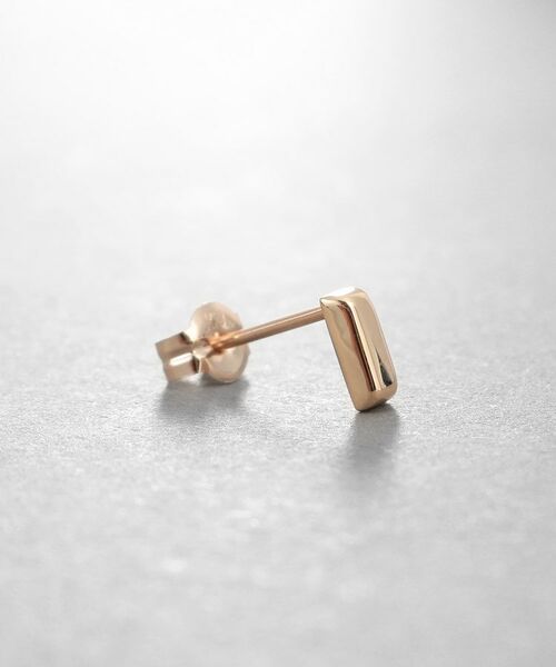 COCOSHNIK ONKITSCH / ココシュニックオンキッチュ ピアス・イヤリング | K10ホロウブリオンシェイプピアス | 詳細2