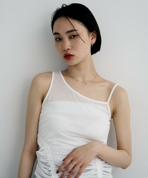 COCOSHNIK ONKITSCH / ココシュニックオンキッチュ ピアス・イヤリング | K10ティアボールチェーンピアス | 詳細6