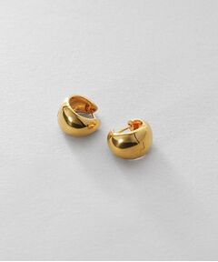 COCOSHNIK ONKITSCH / ココシュニックオンキッチュ ピアス・イヤリング | シルバー ハギーフープ ポインテッドワイドピアス GP