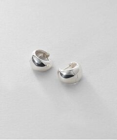 COCOSHNIK ONKITSCH / ココシュニックオンキッチュ ピアス・イヤリング | シルバー ハギーフープ ポインテッドワイドピアス