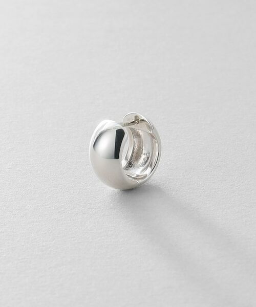 COCOSHNIK ONKITSCH / ココシュニックオンキッチュ ピアス・イヤリング | シルバー ハギーフープ ワイドピアス | 詳細2