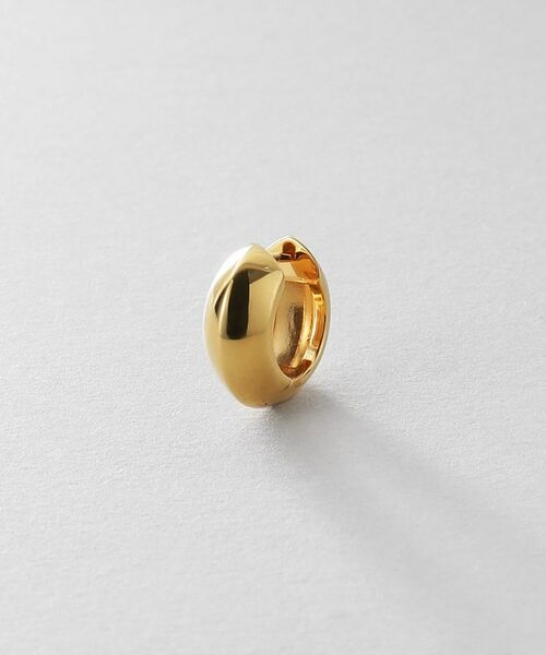 COCOSHNIK ONKITSCH / ココシュニックオンキッチュ ピアス・イヤリング | シルバー ハギーフープ リッジピアス GP | 詳細2