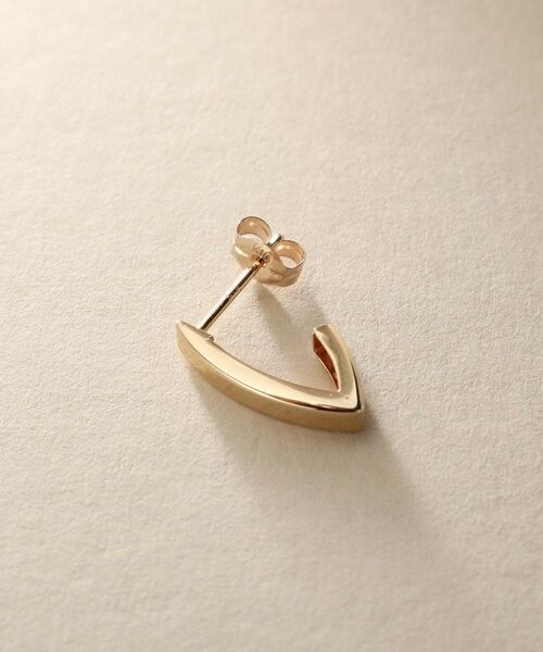 COCOSHNIK ONKITSCH / ココシュニックオンキッチュ ピアス・イヤリング | K10Lシェイプピアス | 詳細2