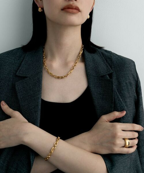 COCOSHNIK ONKITSCH / ココシュニックオンキッチュ ピアス・イヤリング | シルバー コンケイブピアス GP | 詳細7