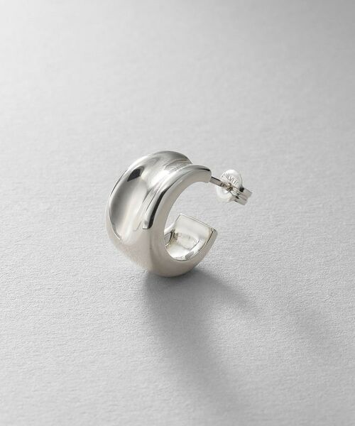 COCOSHNIK ONKITSCH / ココシュニックオンキッチュ ピアス・イヤリング | シルバー コンケイブピアス | 詳細2