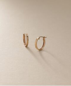 COCOSHNIK ONKITSCH / ココシュニックオンキッチュ ピアス・イヤリング | K10プレーンフープピアス