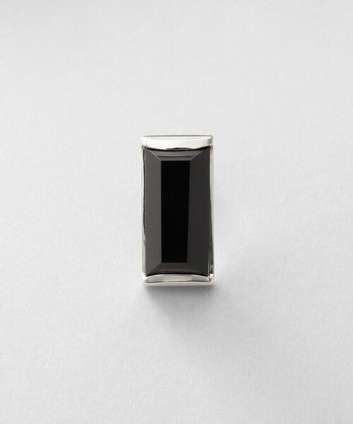 COCOSHNIK ONKITSCH / ココシュニックオンキッチュ ピアス・イヤリング | シルバー オニキス バケットカットスタッドピアス | 詳細3