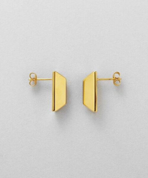 COCOSHNIK ONKITSCH / ココシュニックオンキッチュ ピアス・イヤリング | シルバー ロングピラミッド スタッドピアス GP | 詳細4