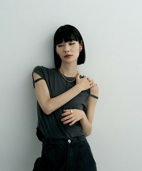 COCOSHNIK ONKITSCH / ココシュニックオンキッチュ ピアス・イヤリング | シルバー ロングピラミッド スタッドピアス GP | 詳細7