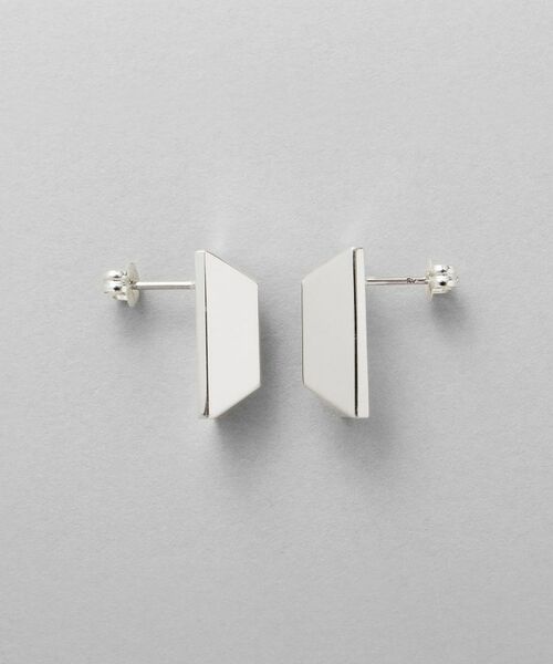 COCOSHNIK ONKITSCH / ココシュニックオンキッチュ ピアス・イヤリング | シルバー ロングピラミッド スタッドピアス | 詳細4