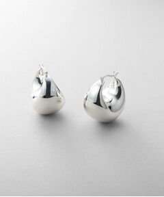 COCOSHNIK ONKITSCH / ココシュニックオンキッチュ ピアス・イヤリング | シルバー ホロウフープ バルブドロップピアス