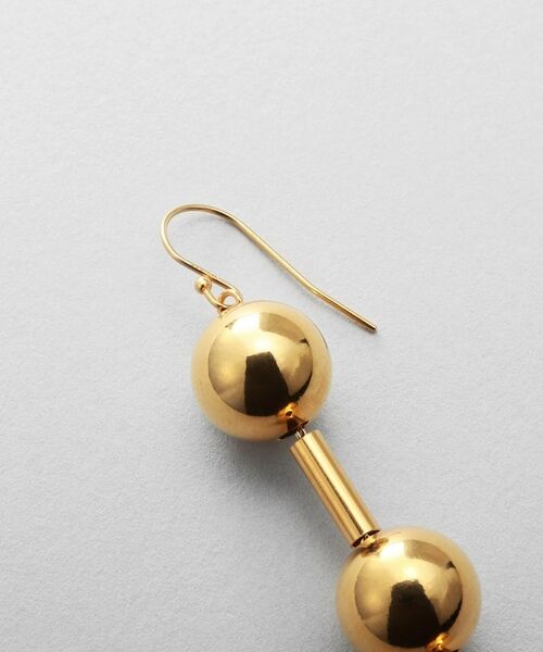 COCOSHNIK ONKITSCH / ココシュニックオンキッチュ ピアス・イヤリング | シルバー ホロウボールコネクテッドピアスGP | 詳細2