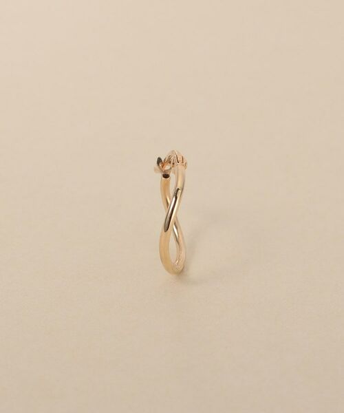 COCOSHNIK ONKITSCH / ココシュニックオンキッチュ ピアス・イヤリング | K10ウェーブフープピアス | 詳細2