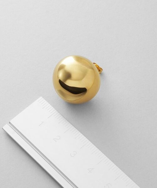 COCOSHNIK ONKITSCH / ココシュニックオンキッチュ ピアス・イヤリング | シルバー ホロウラウンドクッションピアス GP | 詳細5