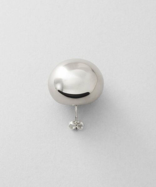 COCOSHNIK ONKITSCH / ココシュニックオンキッチュ ピアス・イヤリング | シルバー ホロウラウンドクッションピアス | 詳細3