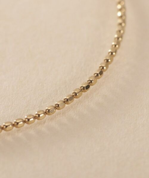 COCOSHNIK ONKITSCH / ココシュニックオンキッチュ ピアス・イヤリング | K10カットボールフープピアス | 詳細2