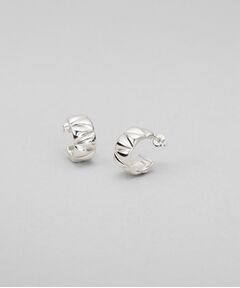 COCOSHNIK ONKITSCH / ココシュニックオンキッチュ ピアス・イヤリング | シルバー キルトフープピアス