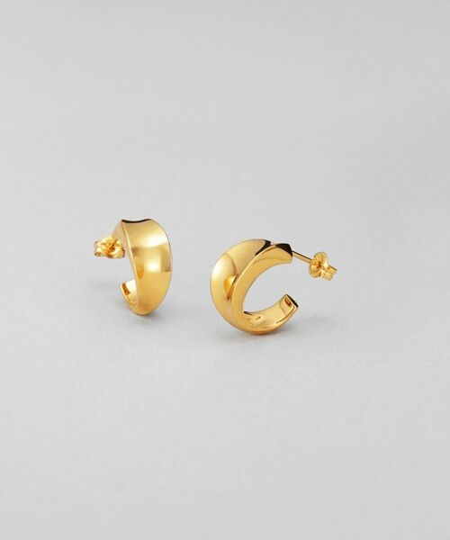 COCOSHNIK ONKITSCH / ココシュニックオンキッチュ ピアス・イヤリング | シルバー フローツイストピアス GP | 詳細1