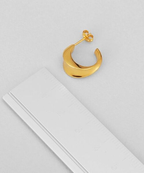 COCOSHNIK ONKITSCH / ココシュニックオンキッチュ ピアス・イヤリング | シルバー フローツイストピアス GP | 詳細5