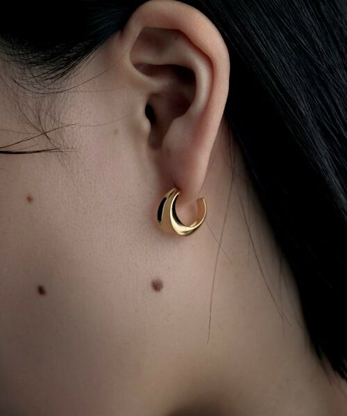 COCOSHNIK ONKITSCH / ココシュニックオンキッチュ ピアス・イヤリング | シルバー フローツイストピアス GP | 詳細9