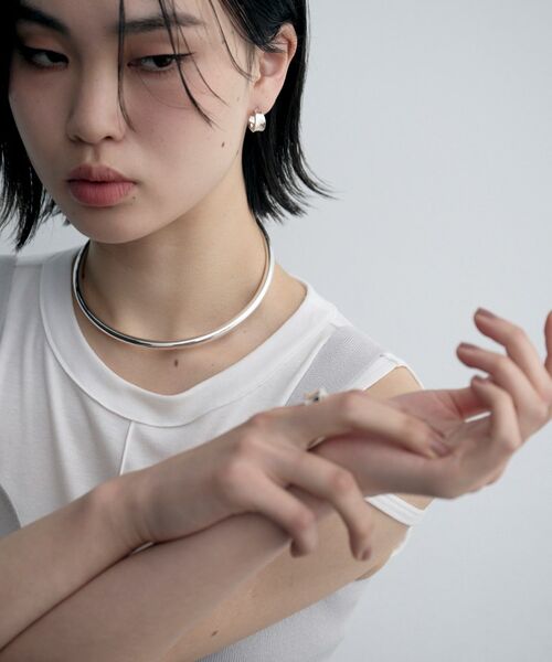 COCOSHNIK ONKITSCH / ココシュニックオンキッチュ ピアス・イヤリング | シルバー フローツイストピアス | 詳細7