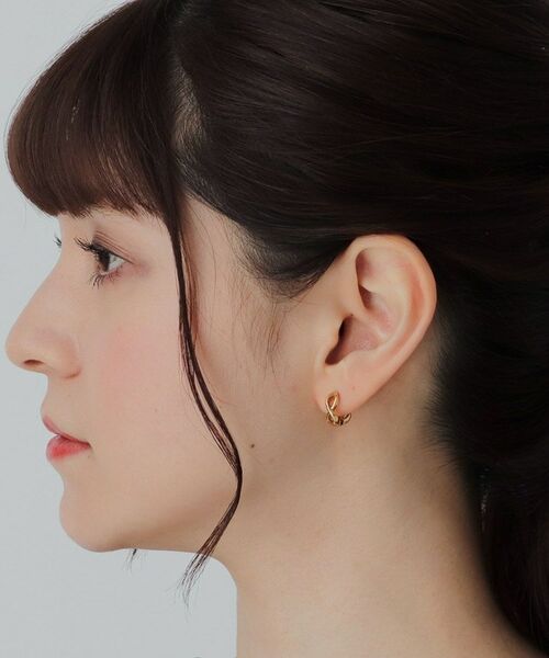 COCOSHNIK ONKITSCH / ココシュニックオンキッチュ ピアス・イヤリング | シルバー ツイスト　イヤリング GP | 詳細6