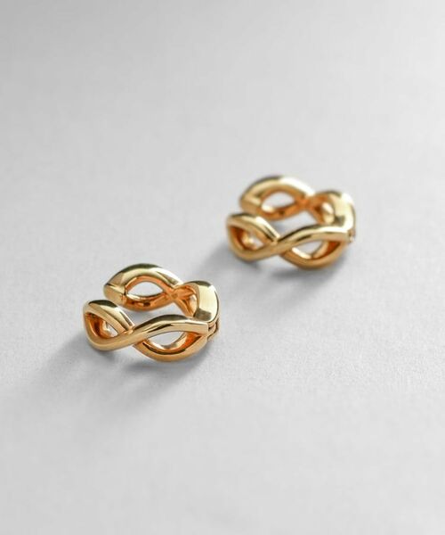 COCOSHNIK ONKITSCH / ココシュニックオンキッチュ ピアス・イヤリング | シルバー ツイスト　イヤリング GP（ゴールド(600)）