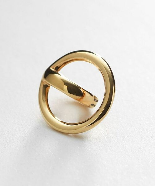 COCOSHNIK ONKITSCH / ココシュニックオンキッチュ ピアス・イヤリング | シルバー クロスフープ　イヤリング GP | 詳細2