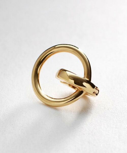 COCOSHNIK ONKITSCH / ココシュニックオンキッチュ ピアス・イヤリング | シルバー サークル　イヤリング GP | 詳細2