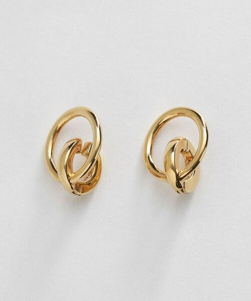 COCOSHNIK ONKITSCH / ココシュニックオンキッチュ ピアス・イヤリング | シルバー サークル　イヤリング GP | 詳細3
