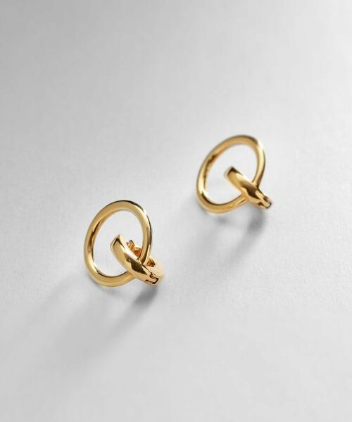 COCOSHNIK ONKITSCH / ココシュニックオンキッチュ ピアス・イヤリング | シルバー サークル　イヤリング GP（ゴールド(600)）