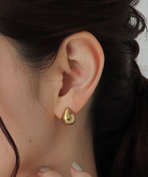 COCOSHNIK ONKITSCH / ココシュニックオンキッチュ ピアス・イヤリング | シルバー ペアシェイプ　イヤリング GP | 詳細5