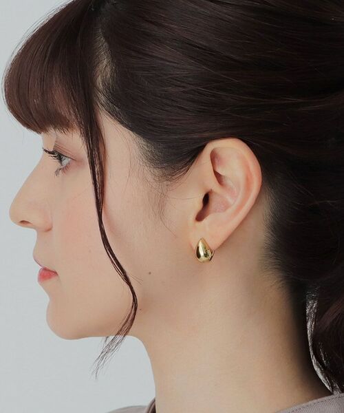 COCOSHNIK ONKITSCH / ココシュニックオンキッチュ ピアス・イヤリング | シルバー ペアシェイプ　イヤリング GP | 詳細6