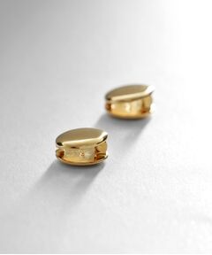 COCOSHNIK ONKITSCH / ココシュニックオンキッチュ ピアス・イヤリング | シルバー オーバルカボション　イヤリング GP