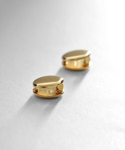COCOSHNIK ONKITSCH / ココシュニックオンキッチュ ピアス・イヤリング | シルバー オーバルカボション　イヤリング GP（ゴールド(600)）
