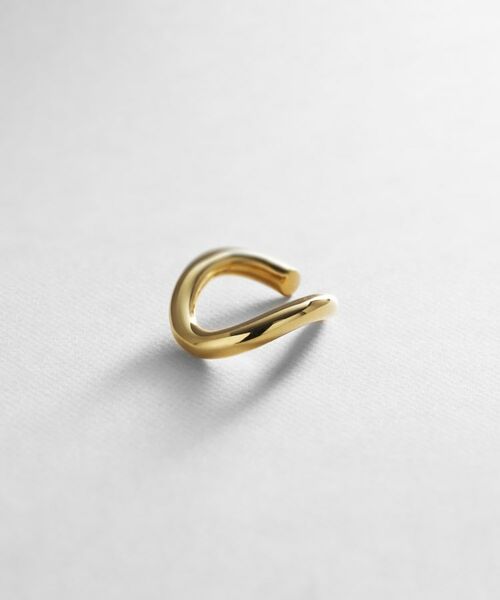 COCOSHNIK ONKITSCH / ココシュニックオンキッチュ ピアス・イヤリング | シルバー ラインイヤーカフ カーブ GP | 詳細1