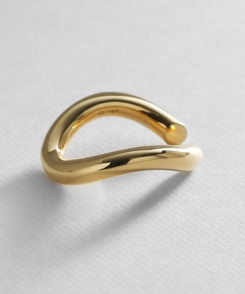 COCOSHNIK ONKITSCH / ココシュニックオンキッチュ ピアス・イヤリング | シルバー ラインイヤーカフ カーブ GP | 詳細2