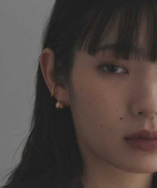 COCOSHNIK ONKITSCH / ココシュニックオンキッチュ ピアス・イヤリング | シルバー ラインイヤーカフ カーブ GP | 詳細7