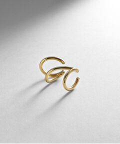 COCOSHNIK ONKITSCH / ココシュニックオンキッチュ ピアス・イヤリング | シルバー ラインイヤーカフ トリプル GP