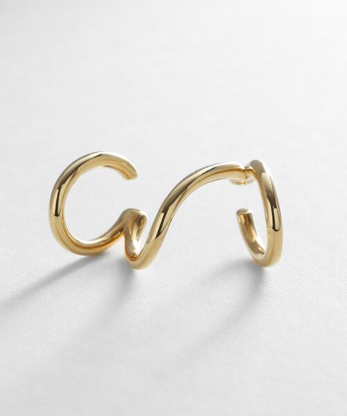COCOSHNIK ONKITSCH / ココシュニックオンキッチュ ピアス・イヤリング | シルバー ラインイヤーカフ トリプル GP | 詳細2
