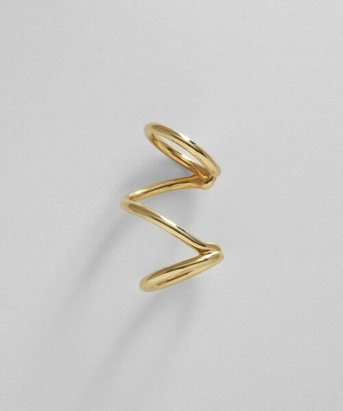 COCOSHNIK ONKITSCH / ココシュニックオンキッチュ ピアス・イヤリング | シルバー ラインイヤーカフ トリプル GP | 詳細3