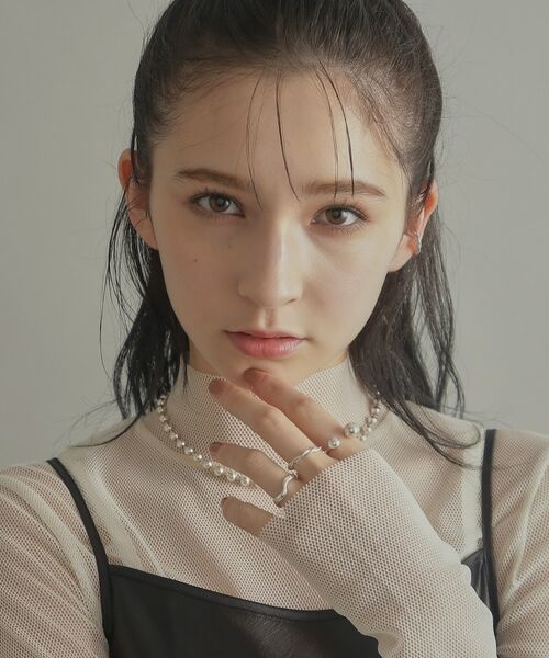 COCOSHNIK ONKITSCH / ココシュニックオンキッチュ ピアス・イヤリング | シルバー ラインイヤーカフ カーブ | 詳細14