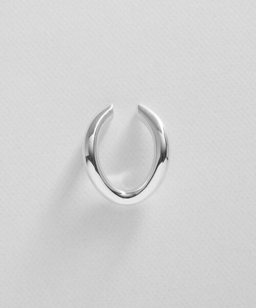 COCOSHNIK ONKITSCH / ココシュニックオンキッチュ ピアス・イヤリング | シルバー ラインイヤーカフ カーブ | 詳細3