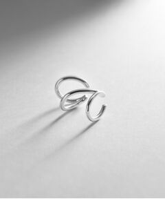 COCOSHNIK ONKITSCH / ココシュニックオンキッチュ ピアス・イヤリング | シルバー ラインイヤーカフ トリプル