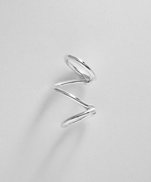 COCOSHNIK ONKITSCH / ココシュニックオンキッチュ ピアス・イヤリング | シルバー ラインイヤーカフ トリプル | 詳細3